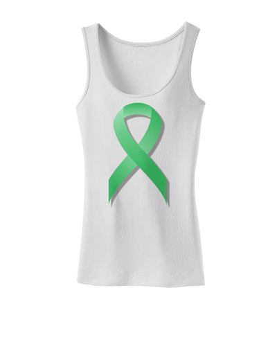 Celiac Disease Awareness Ribbon - Light Green Womens Tank Top-Womens Tank Tops-TooLoud-White-X-Small-Davson Sales