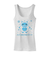 Is It Christmas Yet - Yeti Abominable Snowman Womens Tank Top-Womens Tank Tops-TooLoud-White-X-Small-Davson Sales