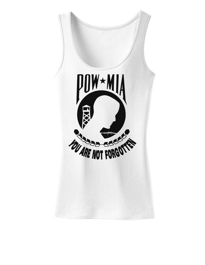 POW MIA Not Forgotten Womens Tank Top-Womens Tank Tops-TooLoud-White-X-Small-Davson Sales