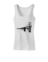 Bay Bridge Cutout Design Womens Tank Top by TooLoud-Womens Tank Tops-TooLoud-White-X-Small-Davson Sales