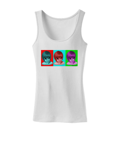 Extraterrestial Pop-art #1 Womens Tank Top by TooLoud-Womens Tank Tops-TooLoud-White-X-Small-Davson Sales