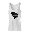 South Carolina - United States Shape Womens Tank Top by TooLoud-Womens Tank Tops-TooLoud-White-X-Small-Davson Sales