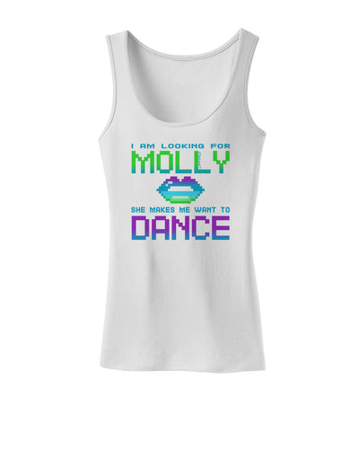 Looking For Molly Womens Tank Top-Womens Tank Tops-TooLoud-White-X-Small-Davson Sales