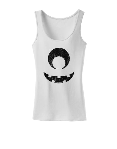 Cyclops Lantern Distressed Womens Tank Top-Womens Tank Tops-TooLoud-White-X-Small-Davson Sales