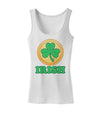 Shamrock Button - Irish Womens Tank Top by TooLoud-Womens Tank Tops-TooLoud-White-X-Small-Davson Sales