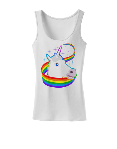 Magical Horn Rainbow Unicorn Womens Tank Top-Womens Tank Tops-TooLoud-White-X-Small-Davson Sales