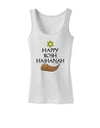 Happy Rosh Hashanah Womens Petite Tank Top-TooLoud-White-X-Small-Davson Sales