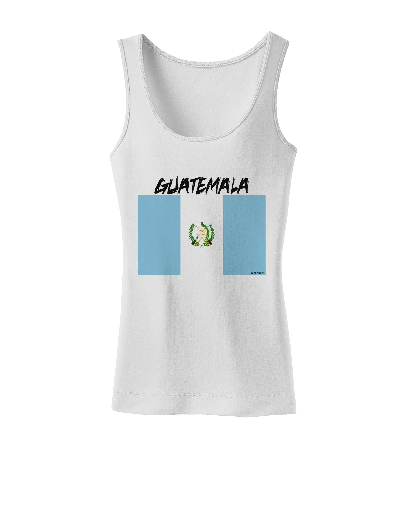Guatamelan Flag Design Womens Petite Tank Top by TooLoud-TooLoud-White-X-Small-Davson Sales