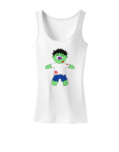 Zombie Boy Halloween Womens Tank Top-Womens Tank Tops-TooLoud-White-X-Small-Davson Sales