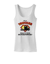 Trucker - Superpower Womens Petite Tank Top-TooLoud-White-X-Small-Davson Sales