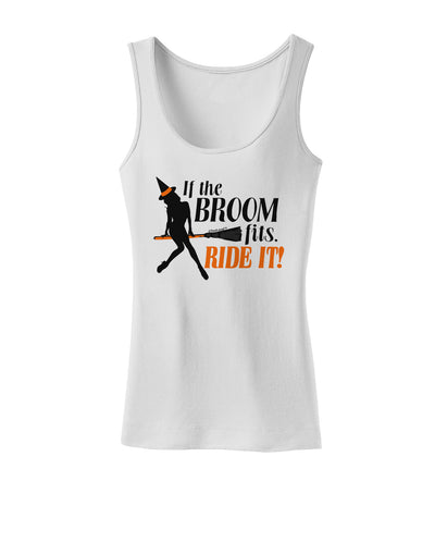 Ride It Orange Womens Tank Top-Womens Tank Tops-TooLoud-White-X-Small-Davson Sales