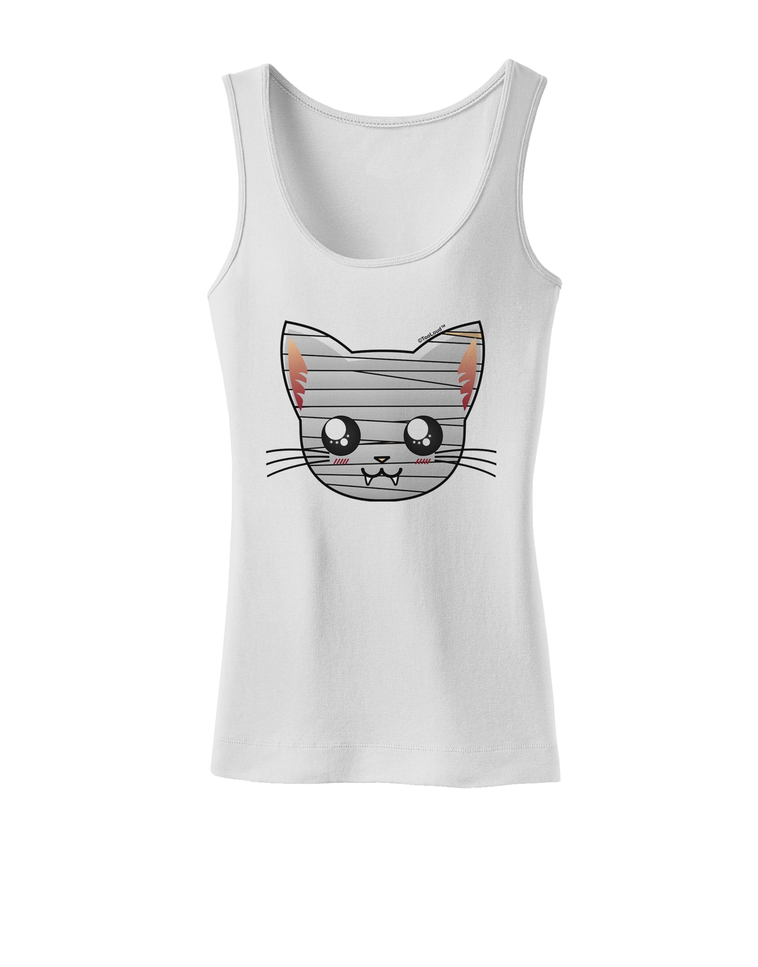 Mummy Kitty Womens Petite Tank Top by TooLoud-TooLoud-White-X-Small-Davson Sales