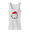 Kyu-T Face Kattio Santa Hat Boy Cat Womens Tank Top-Womens Tank Tops-TooLoud-White-X-Small-Davson Sales