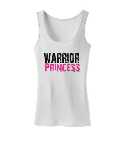 TooLoud Warrior Princess Pink Womens Tank Top-Womens Tank Tops-TooLoud-White-X-Small-Davson Sales