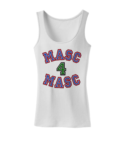 Masc 4 Masc College Stud Womens Tank Top by-Womens Tank Tops-TooLoud-White-X-Small-Davson Sales