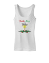 Christmas Candle with Text Womens Tank Top-Womens Tank Tops-TooLoud-White-X-Small-Davson Sales