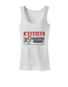 Warning Selective Hearing Funny Womens Petite Tank Top by TooLoud-TooLoud-White-X-Small-Davson Sales