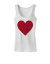 Big Red Heart Valentine's Day Womens Tank Top-Womens Tank Tops-TooLoud-White-X-Small-Davson Sales