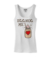 Eggnog Me Womens Petite Tank Top-Womens Tank Tops-TooLoud-White-X-Small-Davson Sales