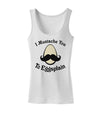 I Mustache You To Eggsplain Womens Tank Top-Womens Tank Tops-TooLoud-White-X-Small-Davson Sales