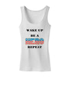 Wake Up Be A Hero Repeat Womens Petite Tank Top by TooLoud-TooLoud-White-X-Small-Davson Sales