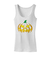 Trick or Treat Jack Yellow Womens Tank Top-Womens Tank Tops-TooLoud-White-X-Small-Davson Sales