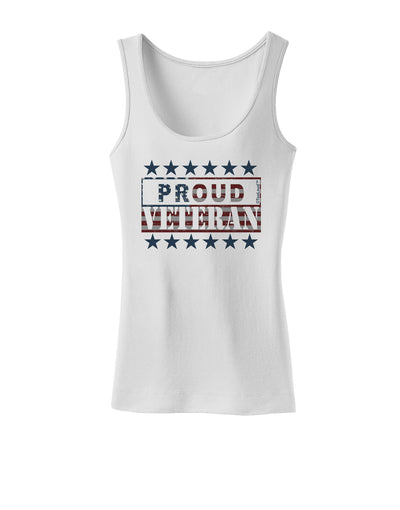 Proud Veteran Flag Womens Tank Top-Womens Tank Tops-TooLoud-White-X-Small-Davson Sales