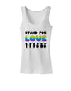 Stand For Love Rainbow Womens Tank Top-Womens Tank Tops-TooLoud-White-X-Small-Davson Sales