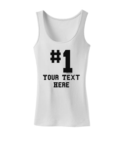 Personalized Number 1 Womens Tank Top by TooLoud-Womens Tank Tops-TooLoud-White-X-Small-Davson Sales