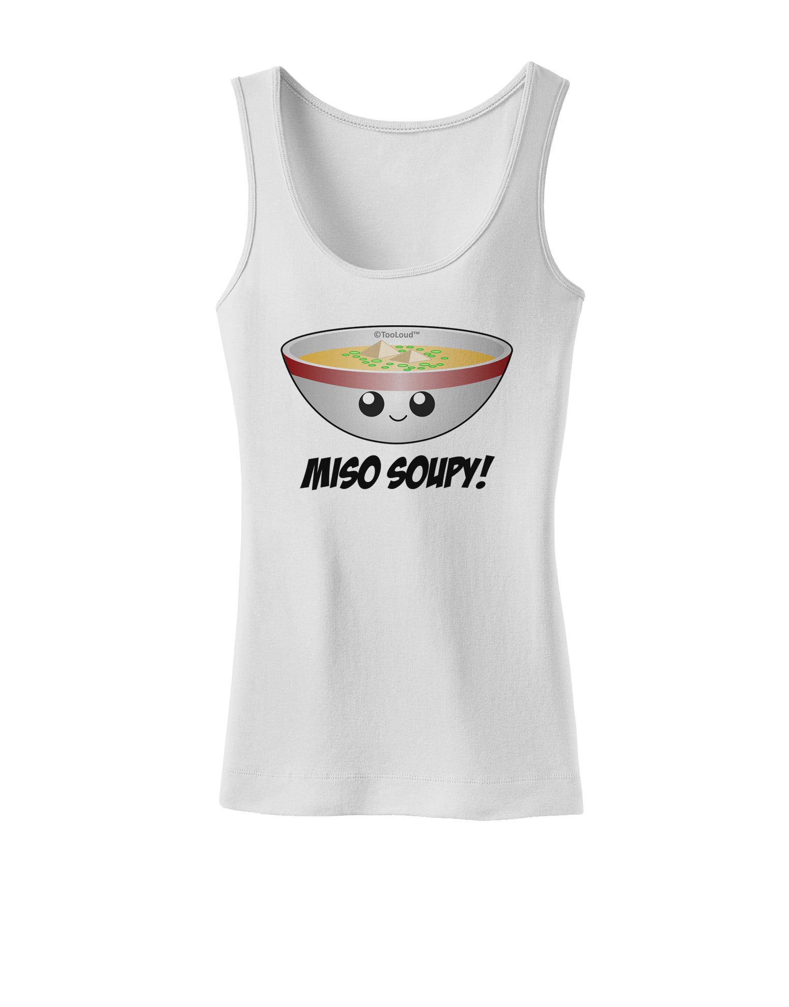 Miso Soupy - Cute Miso Soup Bowl Womens Tank Top by TooLoud-Womens Tank Tops-TooLoud-White-X-Small-Davson Sales