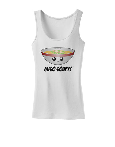 Miso Soupy - Cute Miso Soup Bowl Womens Tank Top by TooLoud-Womens Tank Tops-TooLoud-White-X-Small-Davson Sales