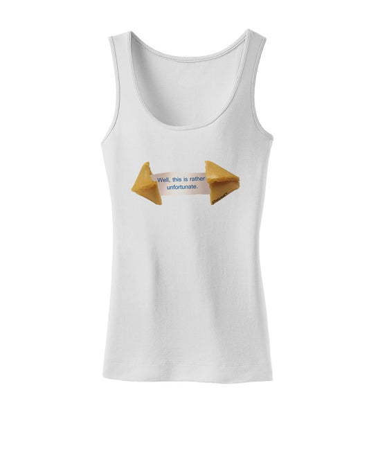 Unfortunate Cookie Womens Petite Tank Top-TooLoud-White-X-Small-Davson Sales