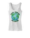 Think Globally Act Locally - Globe Womens Tank Top-Womens Tank Tops-TooLoud-White-X-Small-Davson Sales