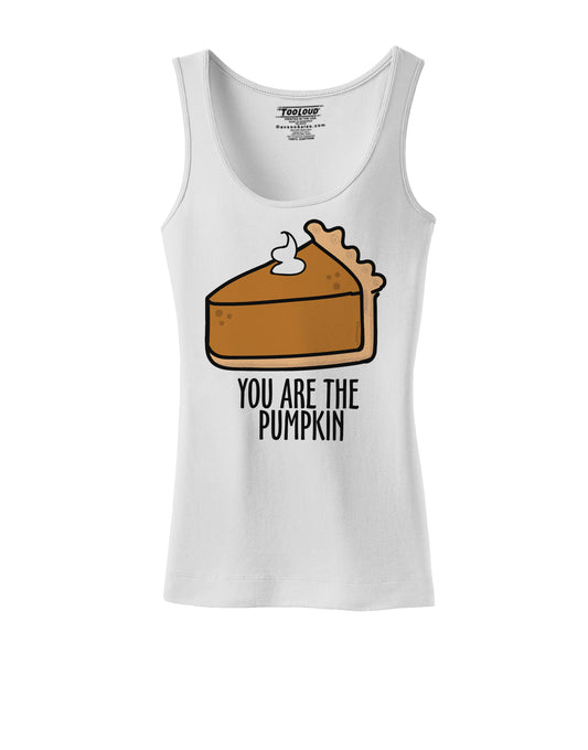 You are the PUMPKIN Womens Petite Tank Top-Womens Tank Tops-TooLoud-White-X-Small-Davson Sales