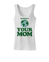 Respect Your Mom - Mother Earth Design - Color Womens Tank Top-Womens Tank Tops-TooLoud-White-X-Small-Davson Sales