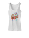 Little Gingerbread House Design #1 Womens Tank Top by TooLoud-Womens Tank Tops-TooLoud-White-X-Small-Davson Sales