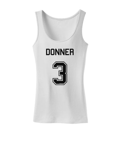 Reindeer Jersey - Donner 3 Womens Tank Top-Womens Tank Tops-TooLoud-White-X-Small-Davson Sales