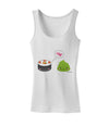 Cute Sushi and Wasabi Love Womens Tank Top by TooLoud-Womens Tank Tops-TooLoud-White-X-Small-Davson Sales