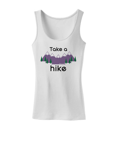 Take a Hike Womens Petite Tank Top-Womens Tank Tops-TooLoud-White-X-Small-Davson Sales