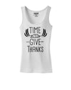 Time to Give Thanks Womens Petite Tank Top-Womens Tank Tops-TooLoud-White-X-Small-Davson Sales