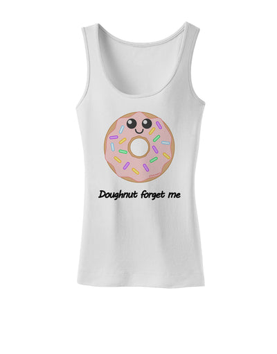 Doughnut - Doughnut Forget Me Womens Tank Top-Womens Tank Tops-TooLoud-White-X-Small-Davson Sales