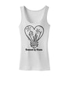 Powered by Plants Womens Petite Tank Top-Womens Tank Tops-TooLoud-White-X-Small-Davson Sales