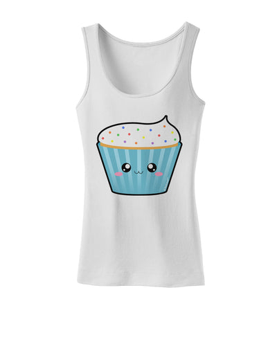 Cute Cupcake with Sprinkles Womens Tank Top by TooLoud-Womens Tank Tops-TooLoud-White-X-Small-Davson Sales