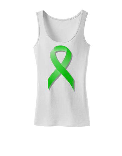 Lyme Disease Awareness Ribbon - Lime Green Womens Tank Top-Womens Tank Tops-TooLoud-White-X-Small-Davson Sales