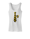 Wizard Tie Yellow and Black Womens Petite Tank Top-TooLoud-White-X-Small-Davson Sales