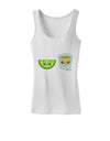 Cute Tequila Shot and Lime Wedge Womens Tank Top by TooLoud-Womens Tank Tops-TooLoud-White-X-Small-Davson Sales