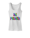 Be Proud Gay Pride - Rainbow Hearts Womens Tank Top by TooLoud-Womens Tank Tops-TooLoud-White-X-Small-Davson Sales