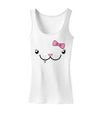 Kyu-T Face - Snagglette Cute Girl Critter Womens Tank Top-Womens Tank Tops-TooLoud-White-X-Small-Davson Sales