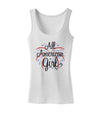 All American Girl - Fireworks and Heart Womens Tank Top by TooLoud-Womens Tank Tops-TooLoud-White-X-Small-Davson Sales