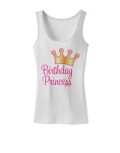 Birthday Princess - Tiara Womens Tank Top by TooLoud-Womens Tank Tops-TooLoud-White-X-Small-Davson Sales